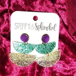 Spiffy & Splendid Glitter Earrings